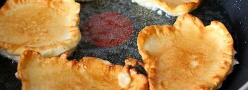 заварные дрожжевые оладьи на молоке. Шаг 7