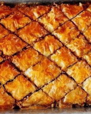 Пахлава на слоеном тесте