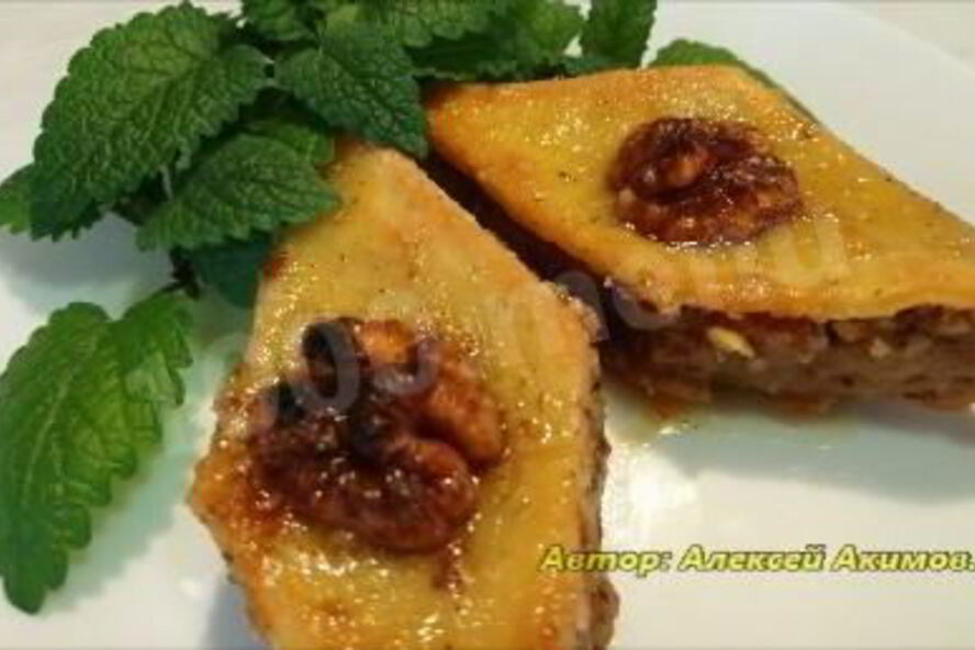 Рецепт пахлава с сиропом
