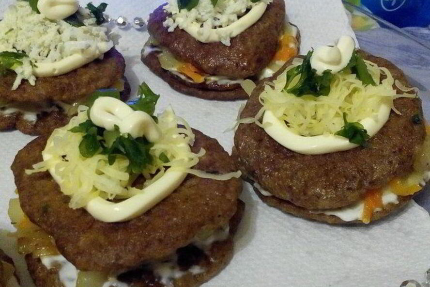 Рецепт печеночные слойки