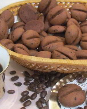 Ароматное печенье Кофейные зерна