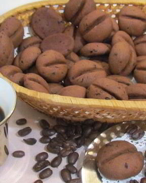 Ароматное печенье Кофейные зерна