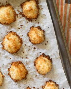 Французское воздушное кокосовое печенье