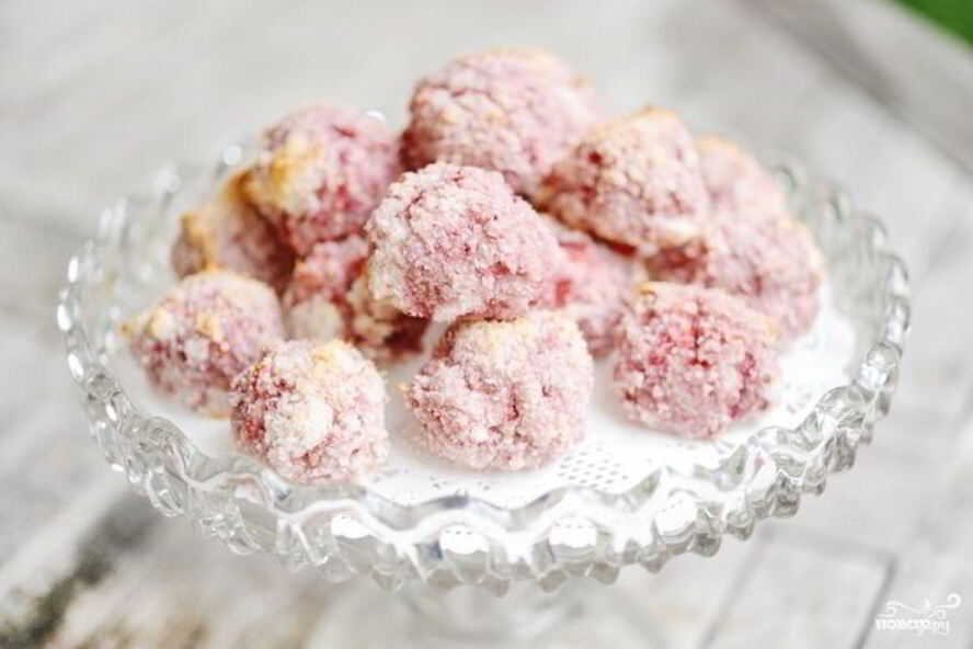 Рецепт клубничное печенье