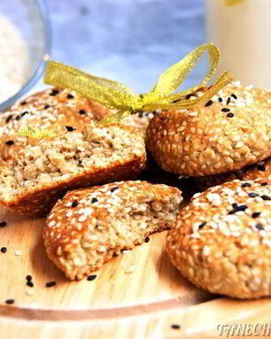 Кунжутное печенье