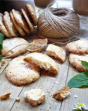 Миндальные печенья на меренге