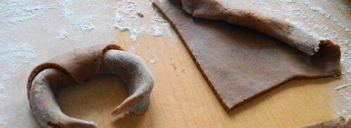 миндальные рогалики изумрудики. Шаг 8