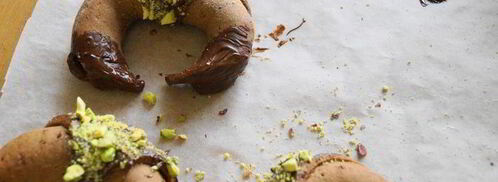 миндальные рогалики изумрудики. Шаг 10