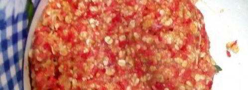 овсяно-кокосовое печенье пестрый анзак. Шаг 4