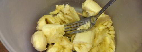 овсяное печенье из бананов. Шаг 3