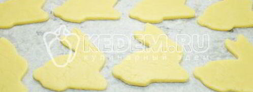 пасхальное печенье пасхальные кролики. Шаг 8