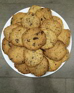 Печенье из овсяных хлопьев с шоколадом