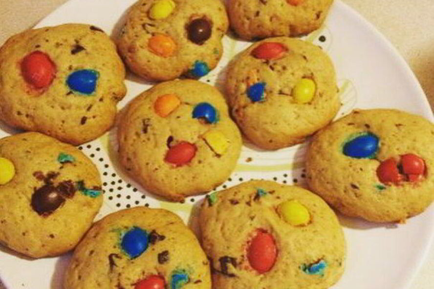 Рецепт печенье с m&ms