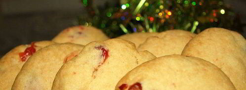 печенье с вяленой вишней и коньяком. Шаг 8