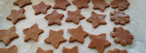 печенье снежинки в подарок друзьям и близким к новому году. Шаг 8