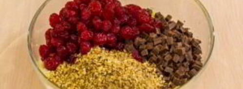 печенье творожное с вишней, миндалем и шоколадом. Шаг 8