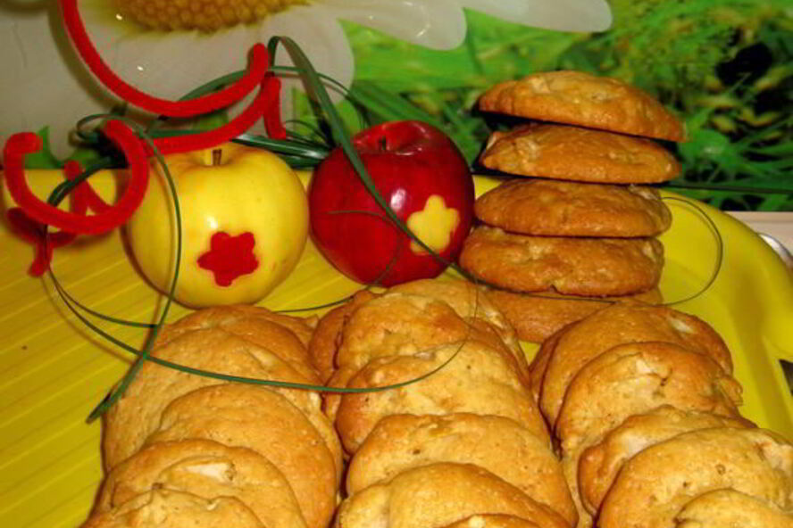 Рецепт печенье яблочко
