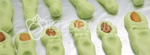 печенье зеленые пальцы. Шаг 7