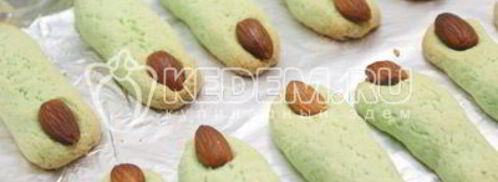 печенье зеленые пальцы. Шаг 8