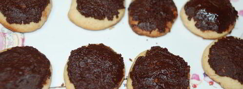 песочное печенье с шоколадной глазурью. Шаг 8