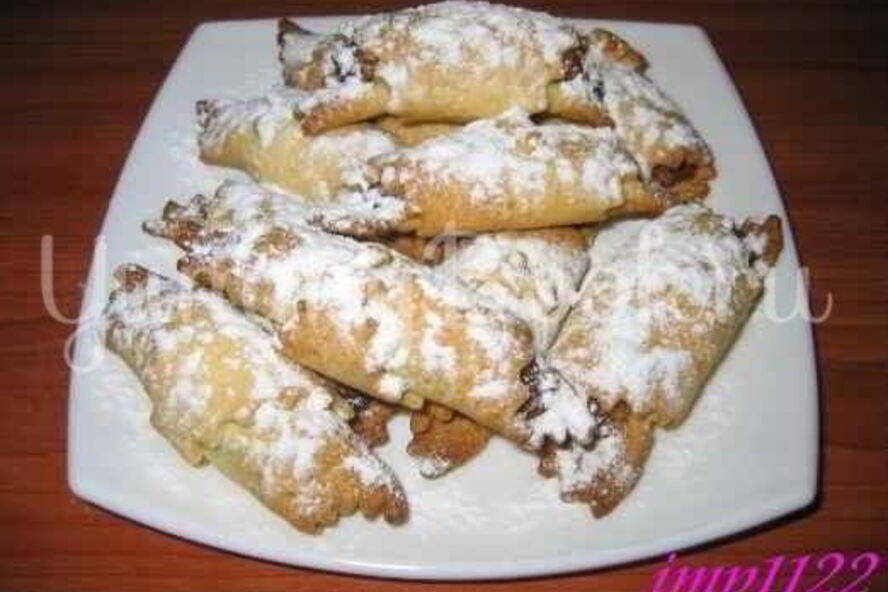 Рецепт рогалики с орехами