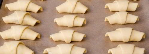 рогалики с сухофруктами и орехами. Шаг 14