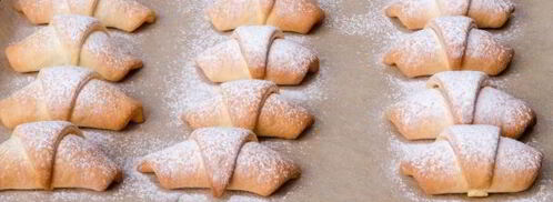 рогалики с сухофруктами и орехами. Шаг 16