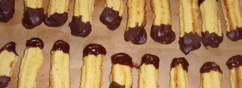 рождественское печенье апельсиновые языки. Шаг 3