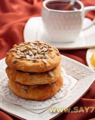 Творожное печенье с семечками