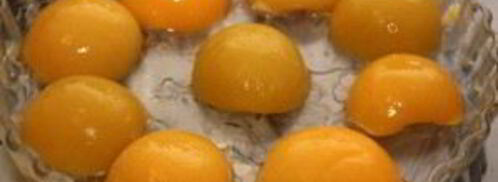 быстрый пирог с консервированными персиками. Шаг 5