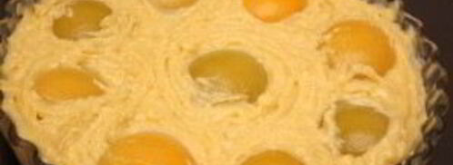 быстрый пирог с консервированными персиками. Шаг 6