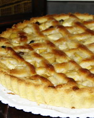 Итальянский пирог Torta Pane e Mele