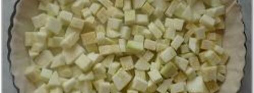 киш с кабачками и семгой. Шаг 6