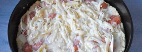 киш с семгой. Шаг 11