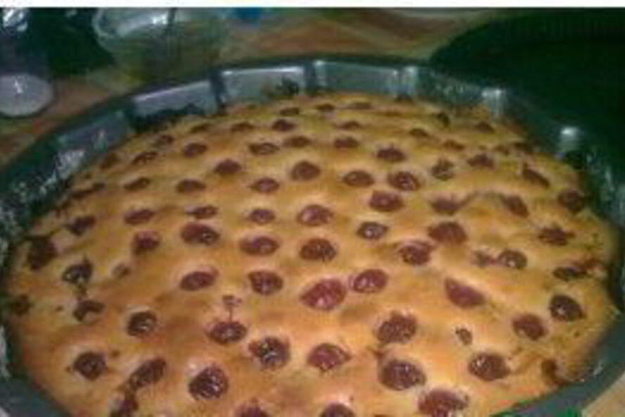 Рецепт летний вишневый пирог