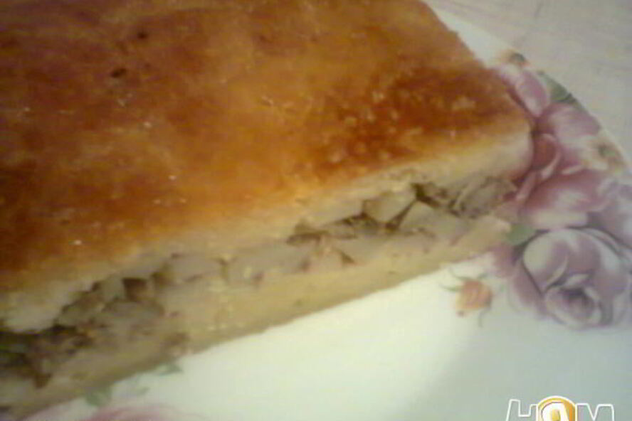 Рецепт мясной пирог с картофелем