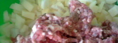 мясной пирог с картофелем. Шаг 2