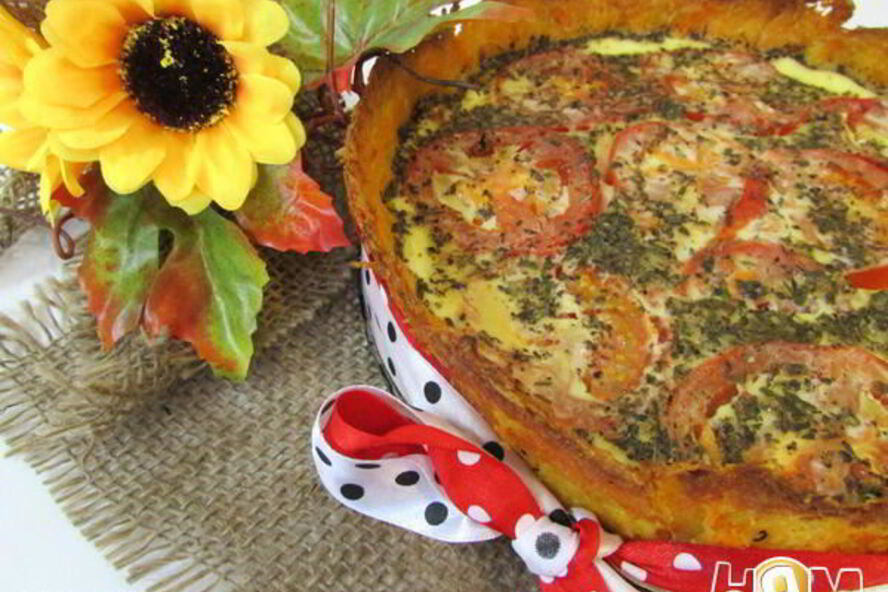 Рецепт овощной киш