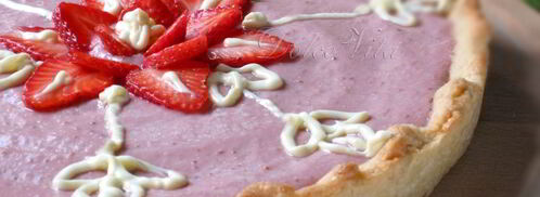 песочный пирог с клубничным кремом. Шаг 9