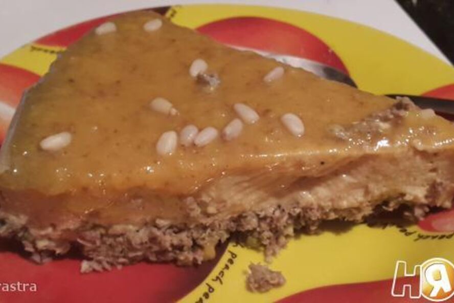 Рецепт пирог из хурмы с мандариновой карамелью