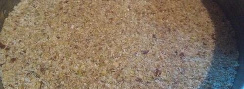 пирог из хурмы с мандариновой карамелью. Шаг 5