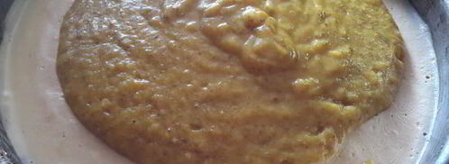 пирог из хурмы с мандариновой карамелью. Шаг 9