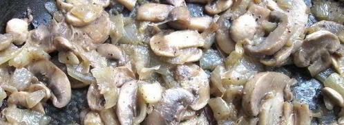 пирог из заварного теста с грибами. Шаг 7