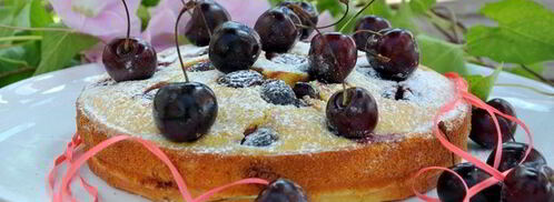 пирог с черешней на кукурузной муке. Шаг 3