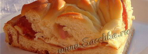 пирог с колбасой. Шаг 12