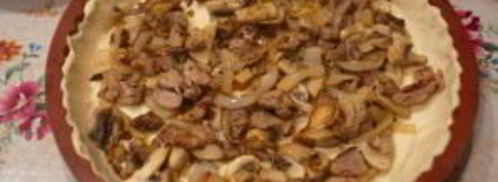 пирог с курицей. Шаг 7