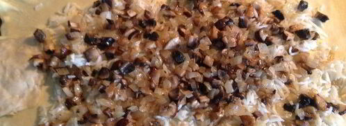 пирог с лососиной с слоеном тесте. Шаг 4