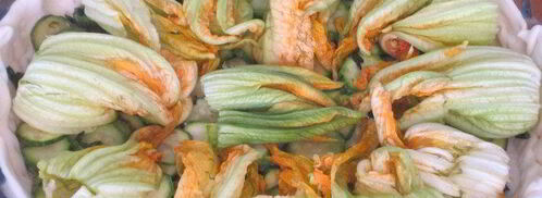 пирог с цветками цукини и моцареллой. Шаг 7