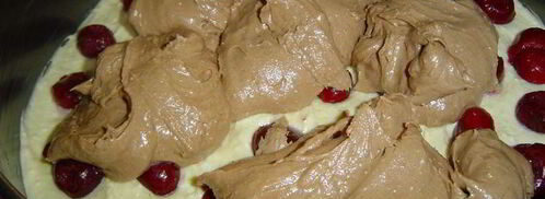 пирог с вишней день-ночь. Шаг 5