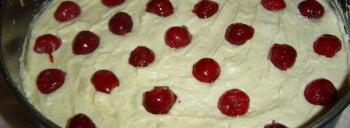 пирог с вишней день-ночь. Шаг 6